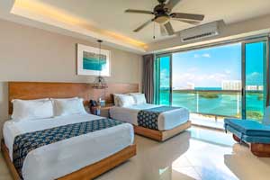 Standard Double Room with Lagoon View at Ocean Dream Cancun